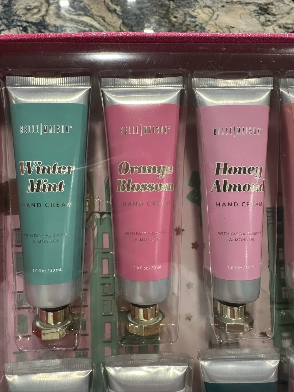 NWT Belle Maison Assorted Hand Cream Set - Pink & Teal